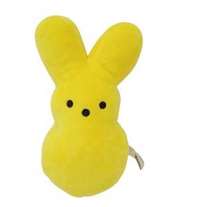 Peeps Bunny Rabbit Plush 9" Yellow Easter Stuffed Animal Toy